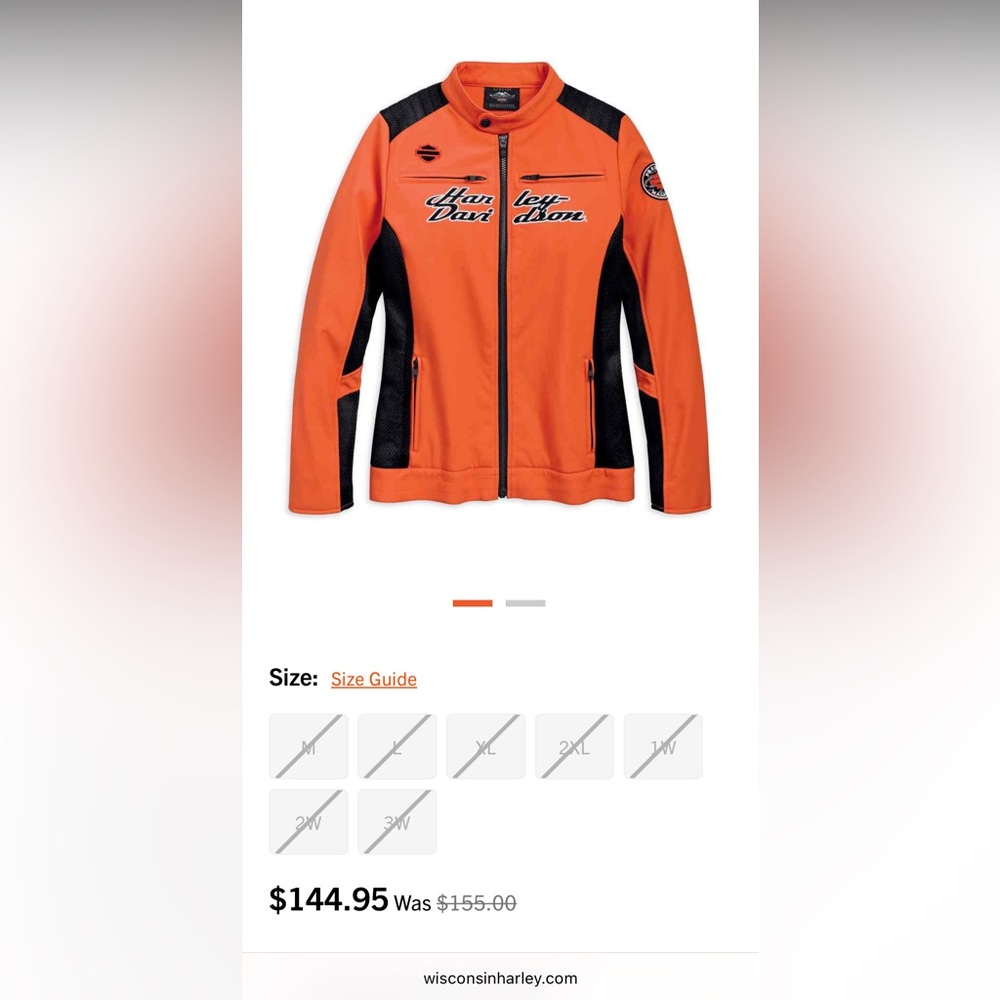 Harley-Davidson Women's Performance H-D Mesh Riding Jacket - Picture 5 of 5